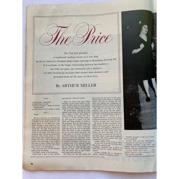 Vtg. Saturday Evening POST Feb 10, 1968, LBJ, Cancer "cures", Arthur Miller - Picture 6 of 11